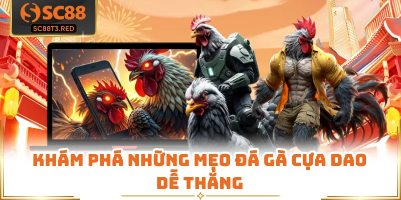 Khám phá những mẹo đá gà cựa dao dễ thắng