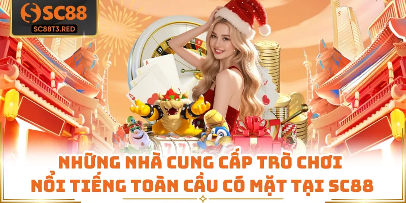 Những nhà cung cấp trò chơi nổi tiếng toàn cầu có mặt tại SC88